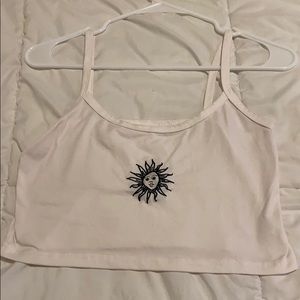 Romwe sun crop top